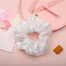 Metallic Laser Elastic Hair Band for Girls Shiny Transparent Scrunchies for Hair Rubber Ties Ponytail Holder Solid Stretch
