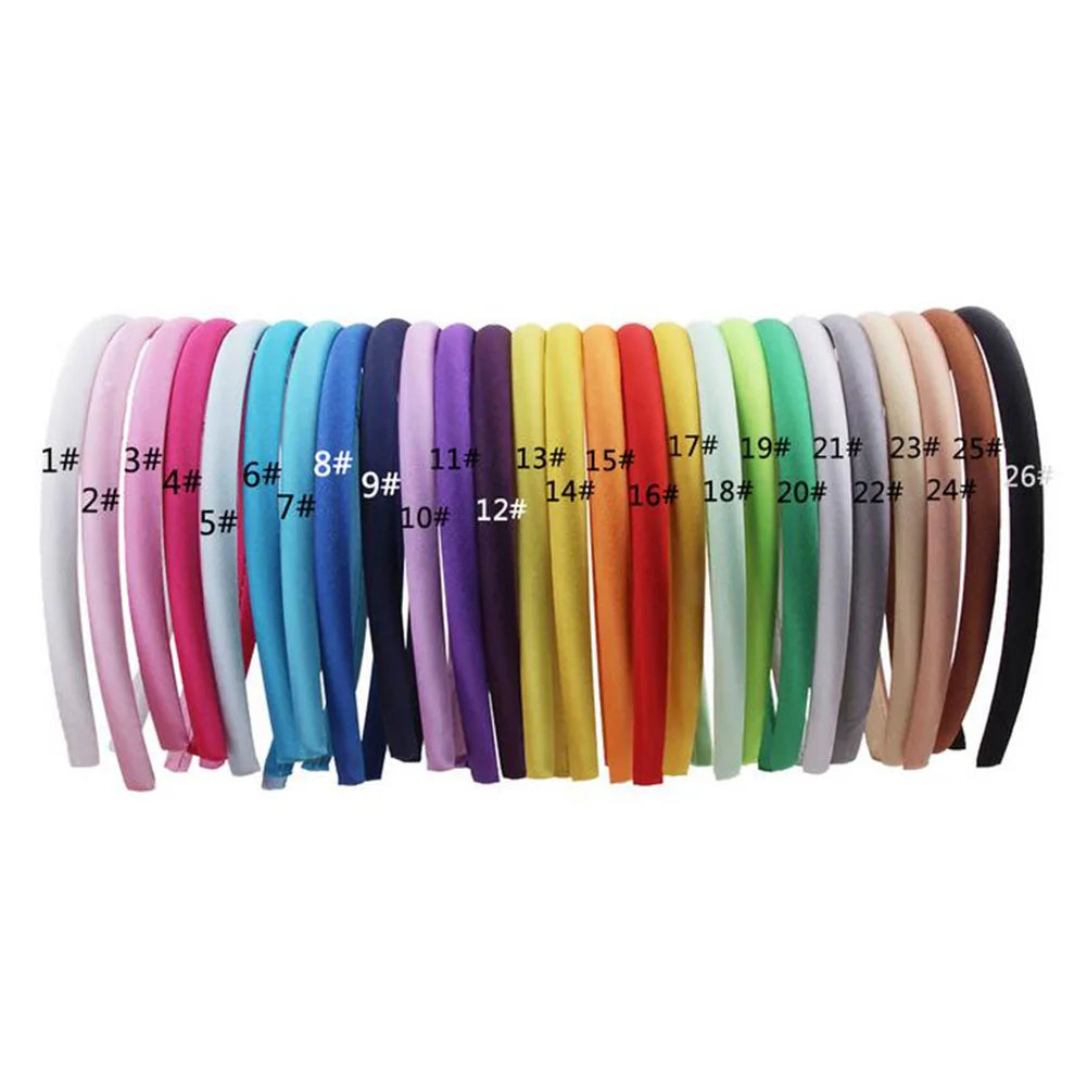 Red Blue Hair Bands Headband For Girls Women Children Hair Band Solid Color Elastic Hair Hoop Band Headpiece Hair Accessories