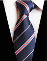 Corbatas de seda tejidas en jacquard con diseño de cachemira a cuadros para hombre, corbatas de 8 cm a rayas para trajes de negocios, bodas y fiestas.