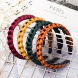 Braided Headband Women Girls Elastic Hairbands Non-slip Fashion Weaving Hair Hoop Bands Female Bezel Hair Accessories Headwear