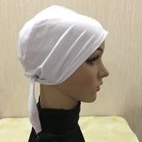 Volle Abdeckung Innere muslimische Baumwolle Hijab Cap Islamische Kopfbedeckung Hut Untertuch Knochen Motorhaube Türkische Schals Muslimische Kopfbedeckung