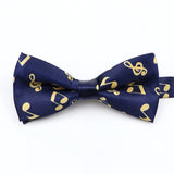 Nœud papillon en forme de note de musique, guitare, piano, pour adultes et enfants, accessoire fantaisie fait à la main pour fête de mariage, cadeau pour hommes
