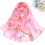Heißer druck neue marke frauen schal frühling sommer seide schals schals und tücher dame pashmina strand stolen hijab foulard