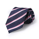 Cravate Huishi 8 cm à pois pour homme, slim, tendance, en polyester et microfibre, à carreaux, pour mariage