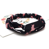 2020 Fashion Bohemian Headband Print Hairbands For Women Girls Vintage Cross Knot Turban Bandanas Headwear Hair Accessories