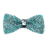 Nœud papillon rose diamant pour homme, nœud papillon strass, accessoire de mariage tendance