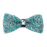 Nœud papillon rose diamant pour homme, nœud papillon strass, accessoire de mariage tendance