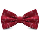 Christmas Bow tie for Men Women Snowmen Christmas Tree Bow knot Pre-tied Adult Silk Jacquard Bowtie Double Fold Cravats Party