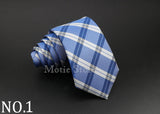 Cravate tissée jacquard pour homme, classique, à carreaux, rayée, en polyester, tendance, pour mariage, affaires, fête, costume, robe, cadeau