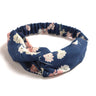 Korean Style Summer Lovely Hairband Women Hair Accessories Turban Twist Cross Headwrap Girl Floral Elastic Knotted Headwear