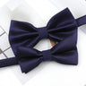 Solid Colorful Parent-Child Bowtie Set Classic Cute Family Butterfly Party Dinner Wedding Design Cute bow tie Accessory NO.1-15