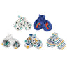 Bonnet et moufles pour nouveau-né, bonnet confortable pour fille et garçon, bonnet et gants en coton pour bébé de 0 à 6 mois