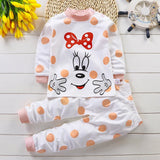 Kids Clothes Children Sets Children's Clothing Boys Girls CottonAutumn winter Clothing Pants Sleepwear Underwear Christmas Gift