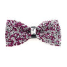 Nœud papillon rose diamant pour homme, nœud papillon strass, accessoire de mariage tendance
