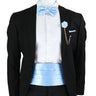 New Fashion Mens Cummerbund Bow Tie Brooch Set Black Red Blue   Waist Seal For Formal Tuxedo Business Suit Dinner Accessories