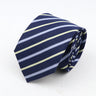 Nouvelle cravate classique à rayures et pois pour homme, jacquard, 7 cm, en polyester, étroite, slim, pour mariage, marié, affaires, costume, chemise, cadeau