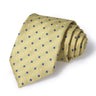 Cravate Huishi 8 cm à pois pour homme, slim, tendance, en polyester et microfibre, à carreaux, pour mariage