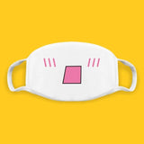 Super Cute Expression Smile Breathable Mouth Face Mask For Korean Black Kpop Unisex Kawaii Face Mouth Muffle Mask Cotton Anime