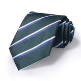 Cravate Huishi 8 cm à pois pour homme, slim, tendance, en polyester et microfibre, à carreaux, pour mariage