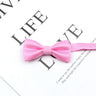 3 Sizes Parent-Child Bowtie Set Solid Color Lovely Kids Pet Family Butterfly Pink Champagne Blue Wine Red Cute bow tie Accessory