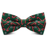 Christmas Bow tie for Men Women Snowmen Christmas Tree Bow knot Pre-tied Adult Silk Jacquard Bowtie Double Fold Cravats Party