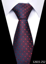 Cravate pour homme, 7,5 cm, de luxe, gris foncé, accessoires de mariage, à pois, pour le travail