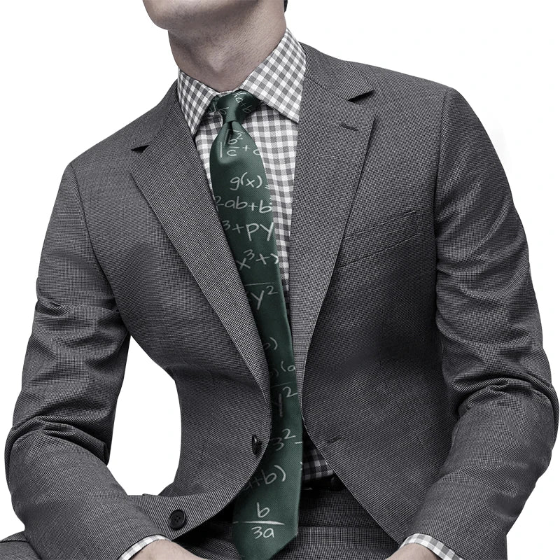 Cravate pour homme, motif animal drôle, motif paon, motif mathématique, en polyester, style décontracté, idéal pour les affaires ou les soirées.