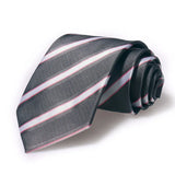 Cravate Huishi 8 cm à pois pour homme, slim, tendance, en polyester et microfibre, à carreaux, pour mariage