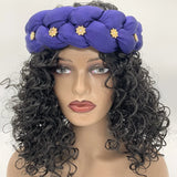 Latest Exaggerated Satin Twist Braids Headband Handmade African Headtie Nigerian Wedding Gele Women Turbans Ladies Head Wraps