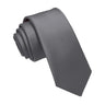 Cravate JEMYGINS pour homme, fine et unie, 6 cm, de haute qualité, tendance, verte et noire, style libre, pour fête et mariage