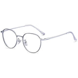 YIMARUILI New Titanium Alloy Wide-Rim Glasses Frame Men Round Retro Myopia Optical Prescription Eyeglasses Frame Women 80047