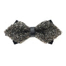 Nœud papillon rose diamant pour homme, nœud papillon strass, accessoire de mariage tendance