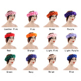 Exaggerated Big Braid Head Band African Raw Silk Turban Cap for Women Lady Nigeria Wedding Party Headpiece Female Headband Mujer