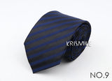 Nouvelle cravate classique à rayures et pois pour homme, jacquard, 7 cm, en polyester, étroite, slim, pour mariage, marié, affaires, costume, chemise, cadeau