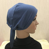 Hijab musulman en coton à couverture complète, couvre-chef islamique, chapeau sous-foulard, bonnet en os, foulards turcs, couvre-chef musulman