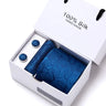 Cravates de marque 100 % soie, coffret cadeau, bureau, homme, classique, fête, mariage, rayées, 7,5 cm, soie, mariage, motif floral, cravate, mouchoir