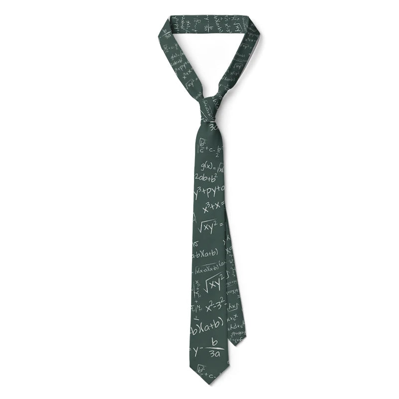 Cravate pour homme, motif animal drôle, motif paon, motif mathématique, en polyester, style décontracté, idéal pour les affaires ou les soirées.