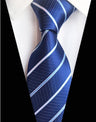 Corbatas de seda tejidas en jacquard con diseño de cachemira a cuadros para hombre, corbatas de 8 cm a rayas para trajes de negocios, bodas y fiestas.