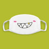 Super Cute Expression Smile Breathable Mouth Face Mask For Korean Black Kpop Unisex Kawaii Face Mouth Muffle Mask Cotton Anime
