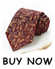 JEMYGINS Cravates de Noël pour hommes 9 cm en soie rouge de bonne qualité, ensemble de pinces à cravate imprimées pour fête, mariage, festival, cadeau