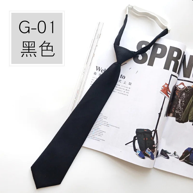 Corbata elástica de 7 cm para niños, corbata escolar para niños, niñas y bebés, corbata de color liso a la moda para bodas, corbata de boda.