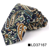 Nouvelle cravate florale pour hommes et femmes, cravate fine en coton pour mariage, cravates décontractées pour hommes, costumes classiques, cravates à imprimé floral