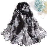Heißer druck neue marke frauen schal frühling sommer seide schals schals und tücher dame pashmina strand stolen hijab foulard