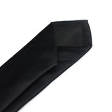 Cravates noires pour hommes et femmes, costumes décontractés, cravates unies, cravates fines pour hommes, pour affaires, mariage, cravates fines pour hommes