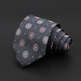 Classic Silk Men Tie Plaid Stripe Floral Ties Formal Wear Business Suit Jacquard Necktie Wedding Party Gift Daily Accessories