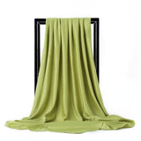 Foulard carré en soie de haute qualité 90 x 90 cm pour femme, châle uni, pour le bureau, pour les cheveux, pour le cou, pour musulmane, en Inde