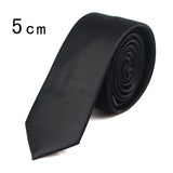 Cravates noires pour hommes et femmes, costumes décontractés, cravates unies, cravates fines pour hommes, pour affaires, mariage, cravates fines pour hommes