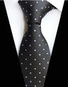 Corbatas de seda tejidas en jacquard con diseño de cachemira a cuadros para hombre, corbatas de 8 cm a rayas para trajes de negocios, bodas y fiestas.