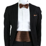 New Fashion Mens Cummerbund Bow Tie Brooch Set Black Red Blue   Waist Seal For Formal Tuxedo Business Suit Dinner Accessories