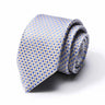 Cravate classique en soie pour homme, 48 couleurs, 7,5 cm, de luxe, à rayures, fine, pour costume, mariage, fête
